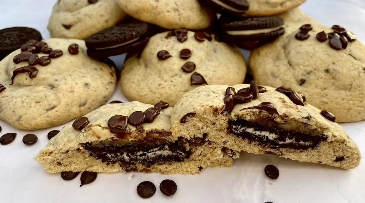 Oreo filled chocolate Cookies recipes