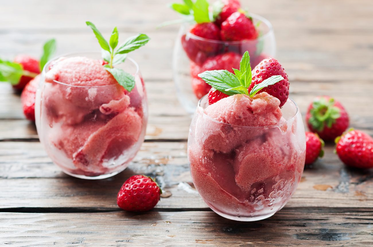 Strawberry Sorbet – A Wonderful Taste